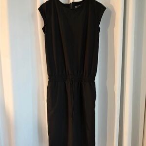 Albion Classic Black Midi Dress